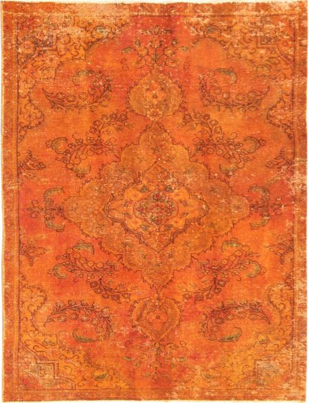 Persian Vintage Χαλί 258 x 141 Πορτοκαλί