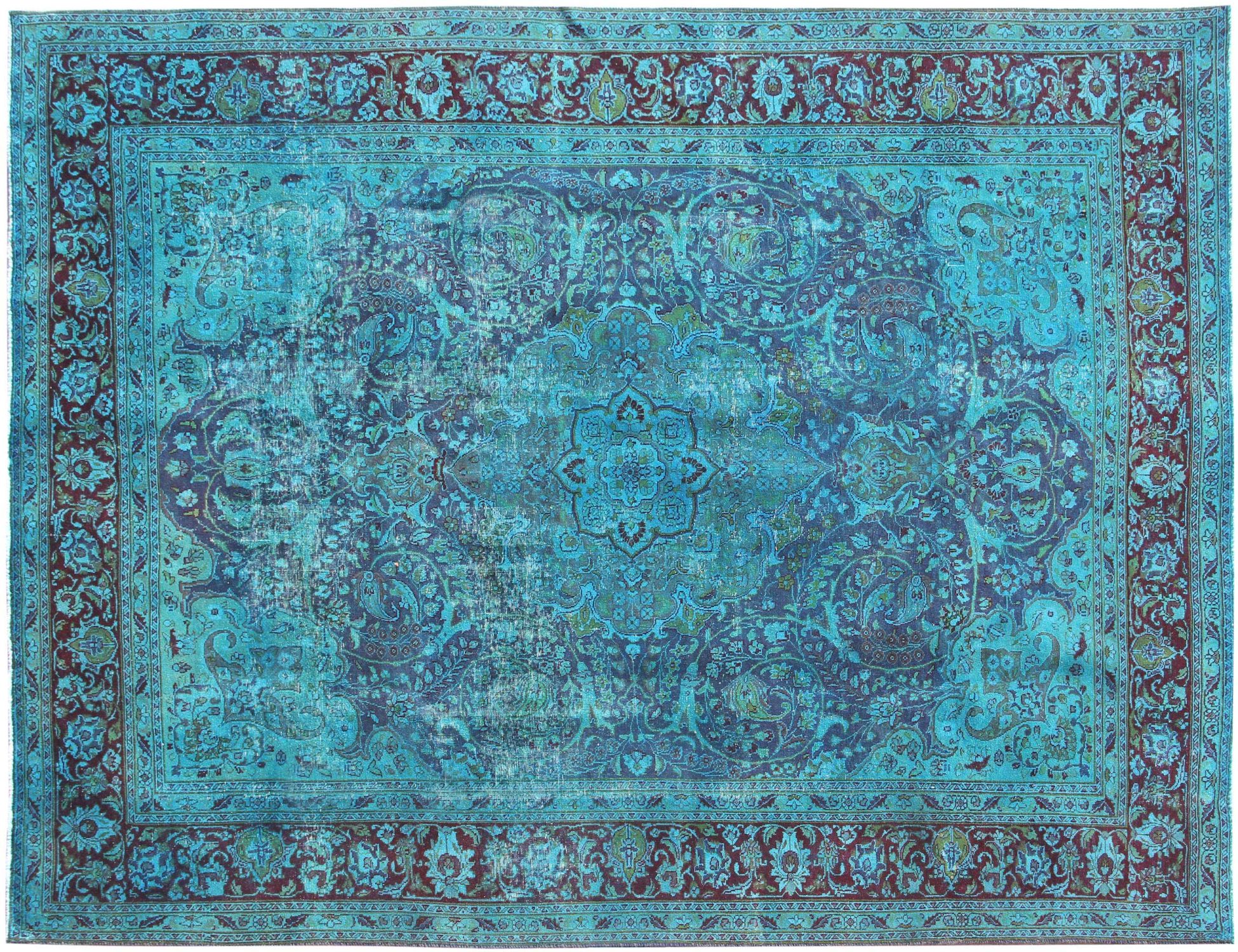 Retro Rug  Τυρκουάζ <br/>336 x 246 cm