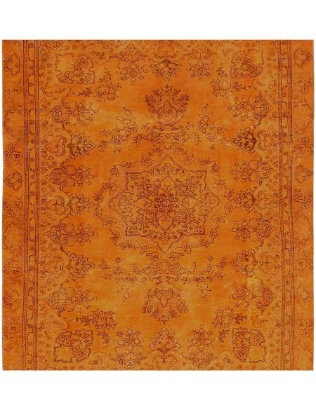 Persian Vintage Χαλί 239 x 239 Πορτοκαλί