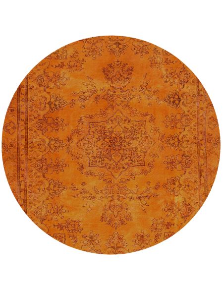 Persian Vintage Χαλί 239 x 239 Πορτοκαλί