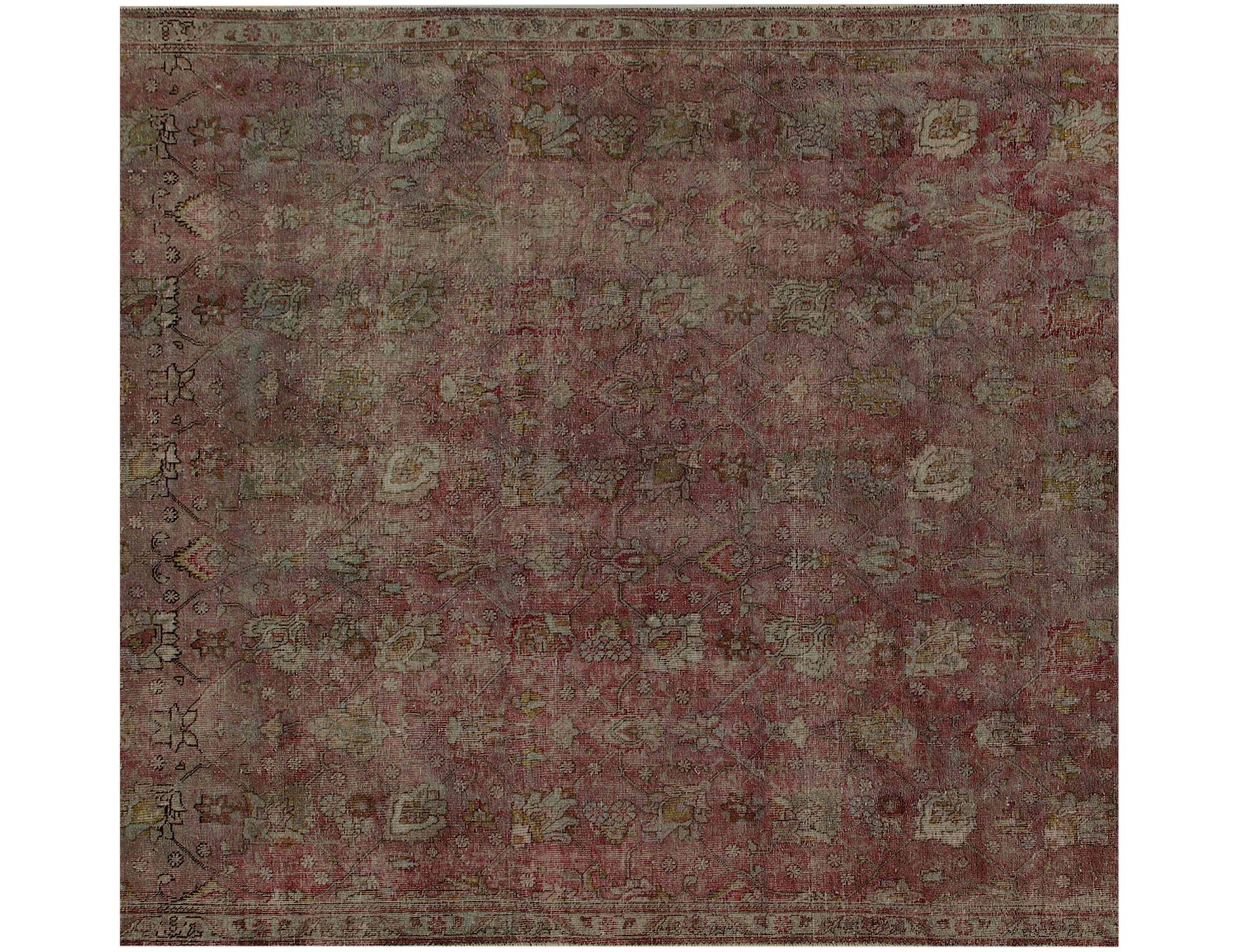 Persian Vintage Χαλί  Πράσινο <br/>227 x 227 cm