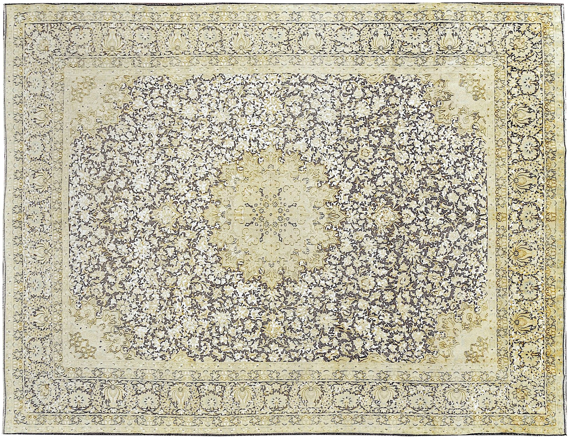 Retro Rug  Μπεζ <br/>401 x 330 cm