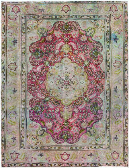 Persian vintage carpet 300 x 190 Πράσινο