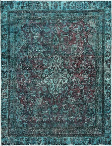 Persian Vintage Χαλί 267 x 183 Τυρκουάζ