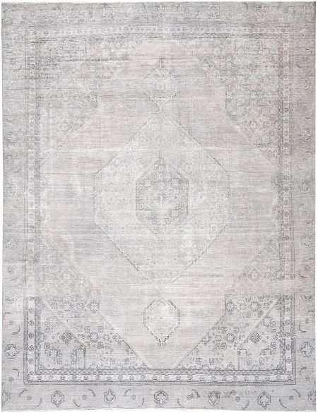 Persian Vintage Χαλί 350 x 265 Γκρι