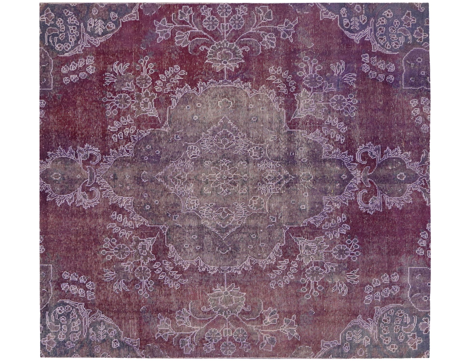 Persian Vintage Χαλί  Μωβ <br/>207 x 207 cm