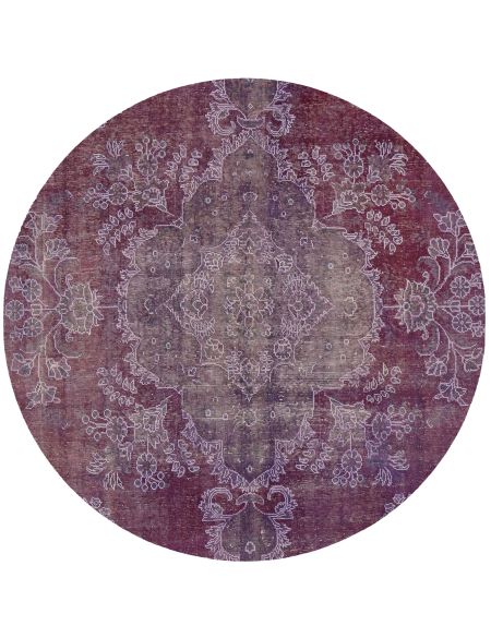 Persian Vintage Χαλί 207 x 207 Μωβ