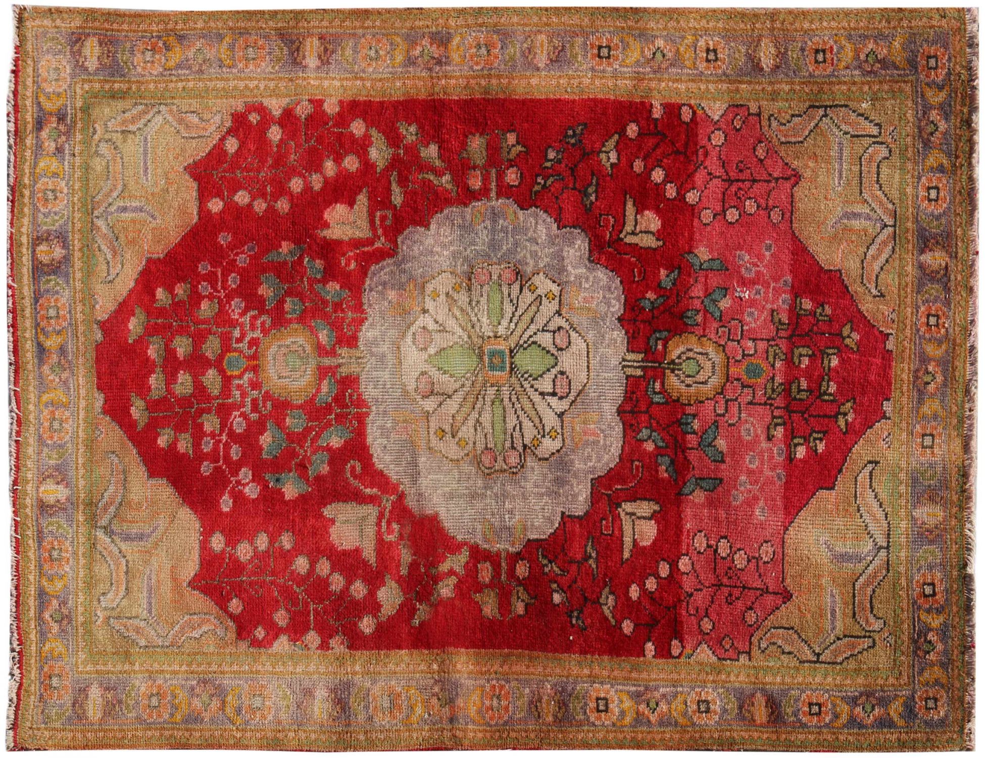 Retro Rug  Μπεζ <br/>144 x 95 cm