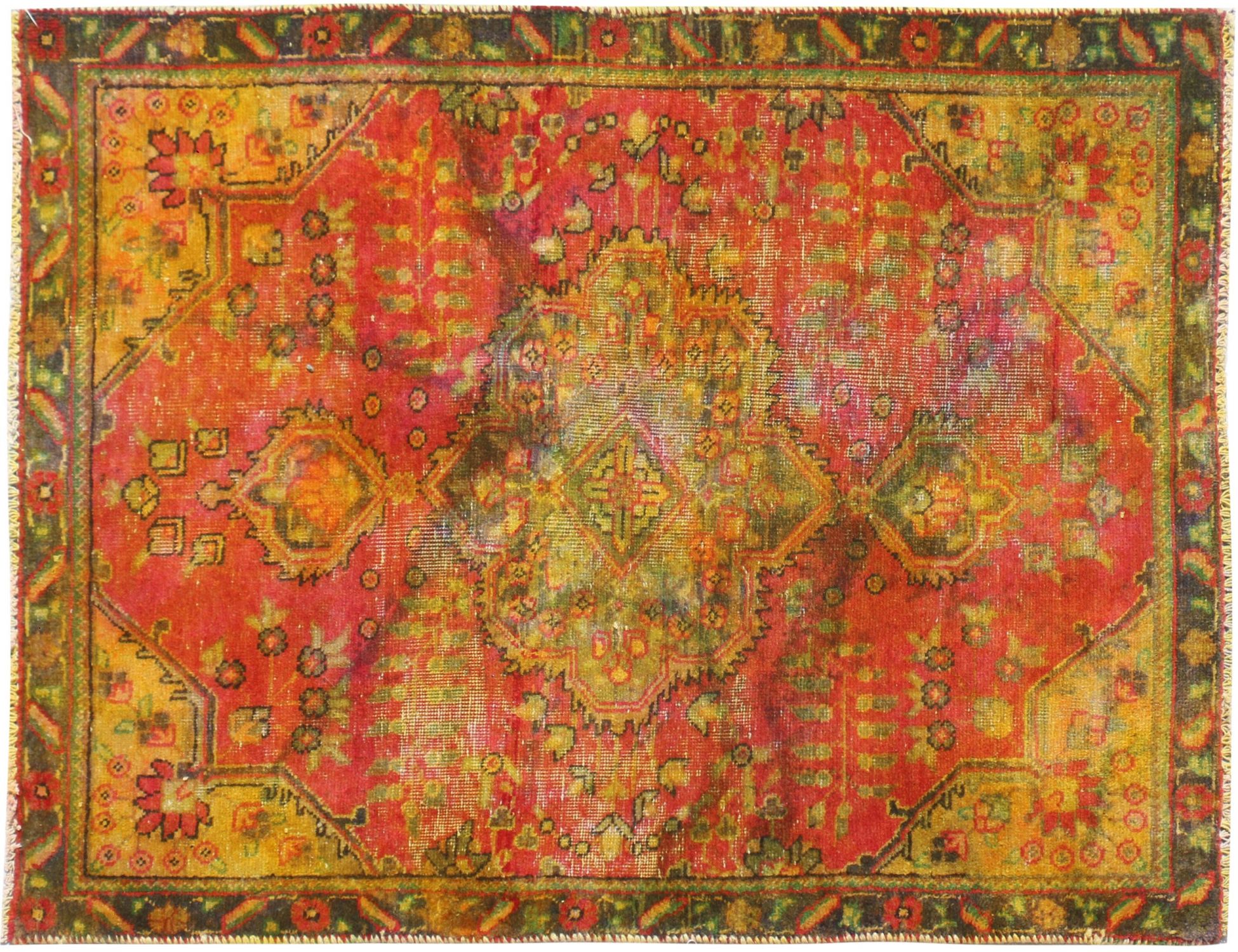 Persian Vintage Χαλί  Κίτρινο <br/>135 x 93 cm