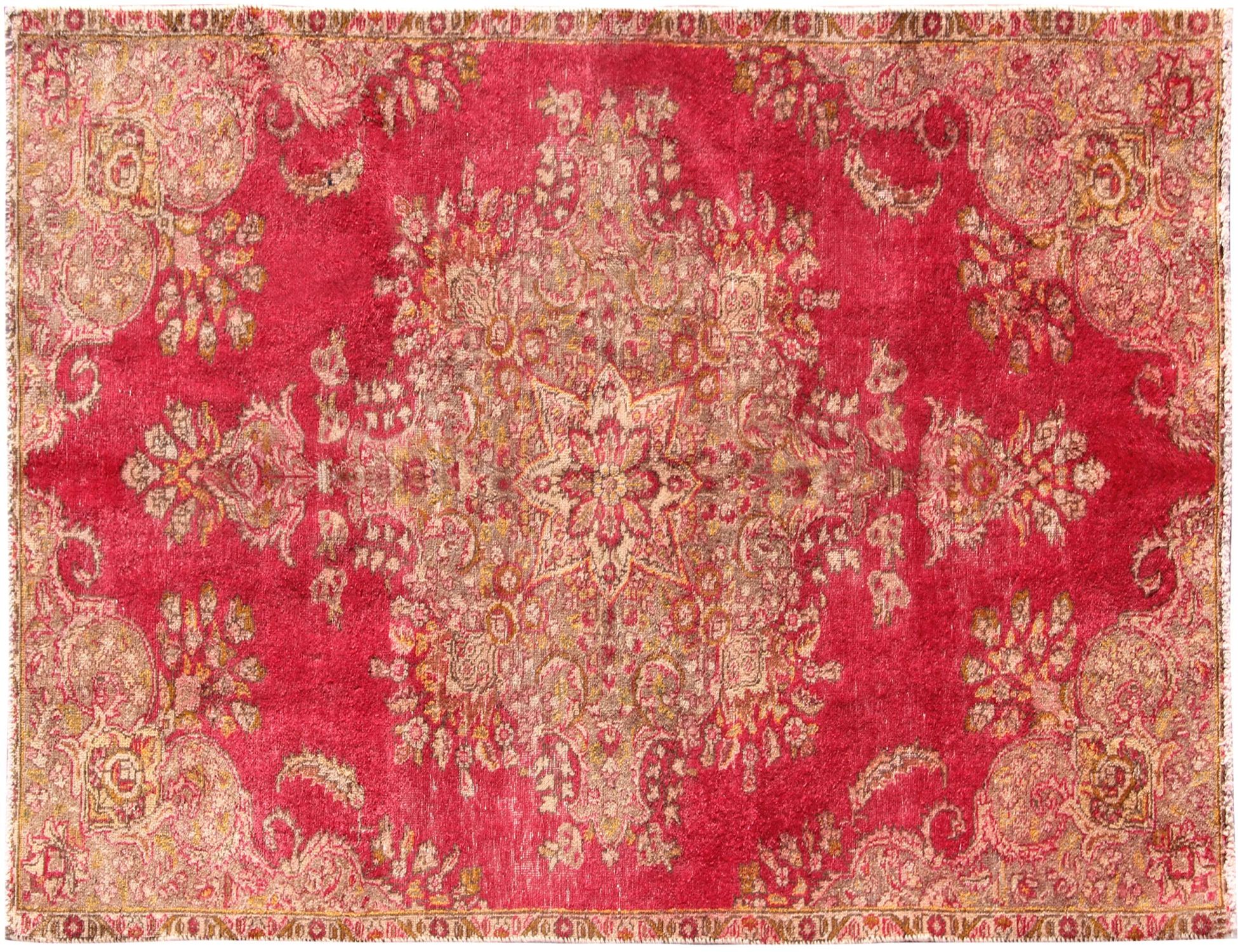 Retro Rug  Κόκκινο <br/>230 x 130 cm