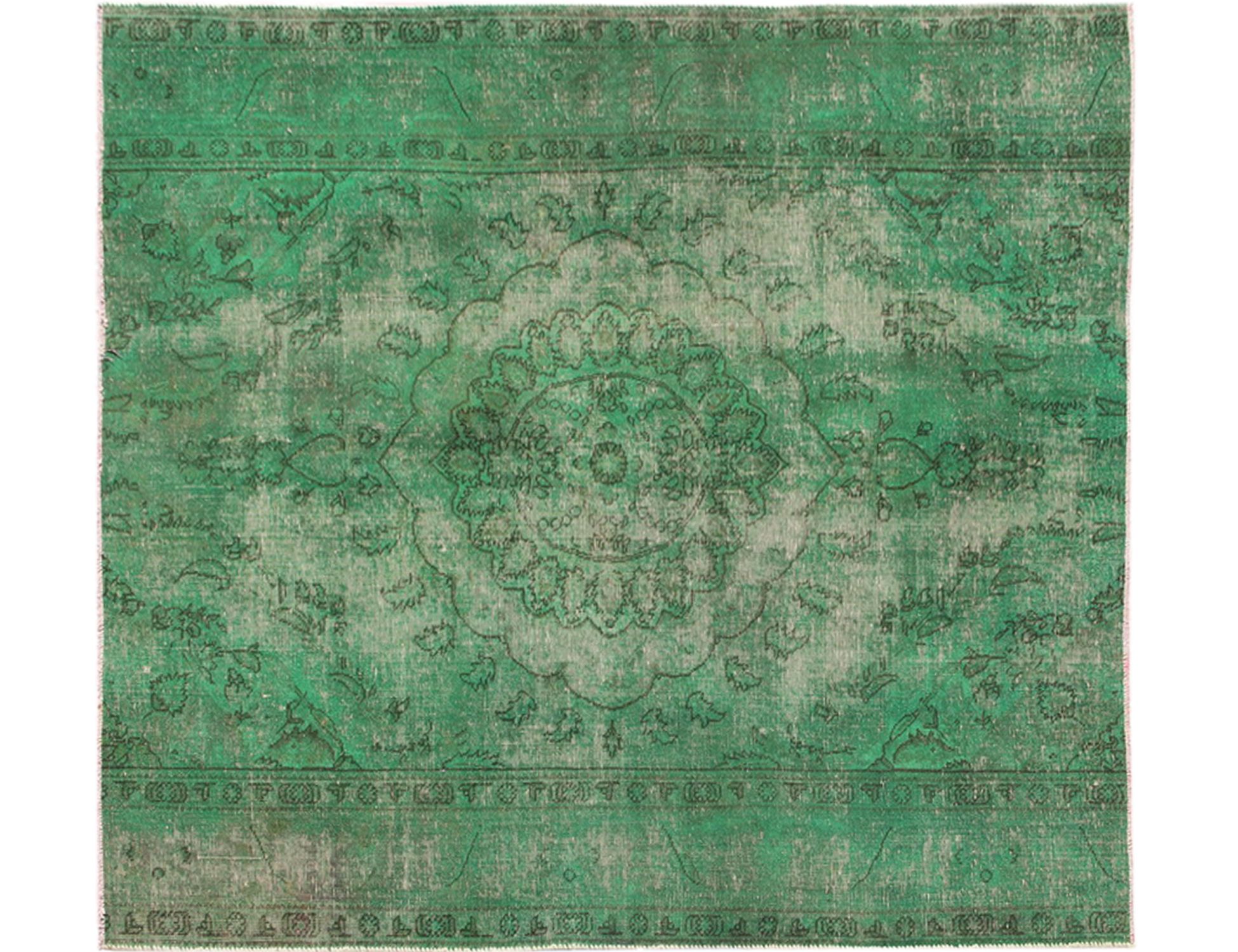 Persian Vintage Χαλί  Πράσινο <br/>220 x 195 cm