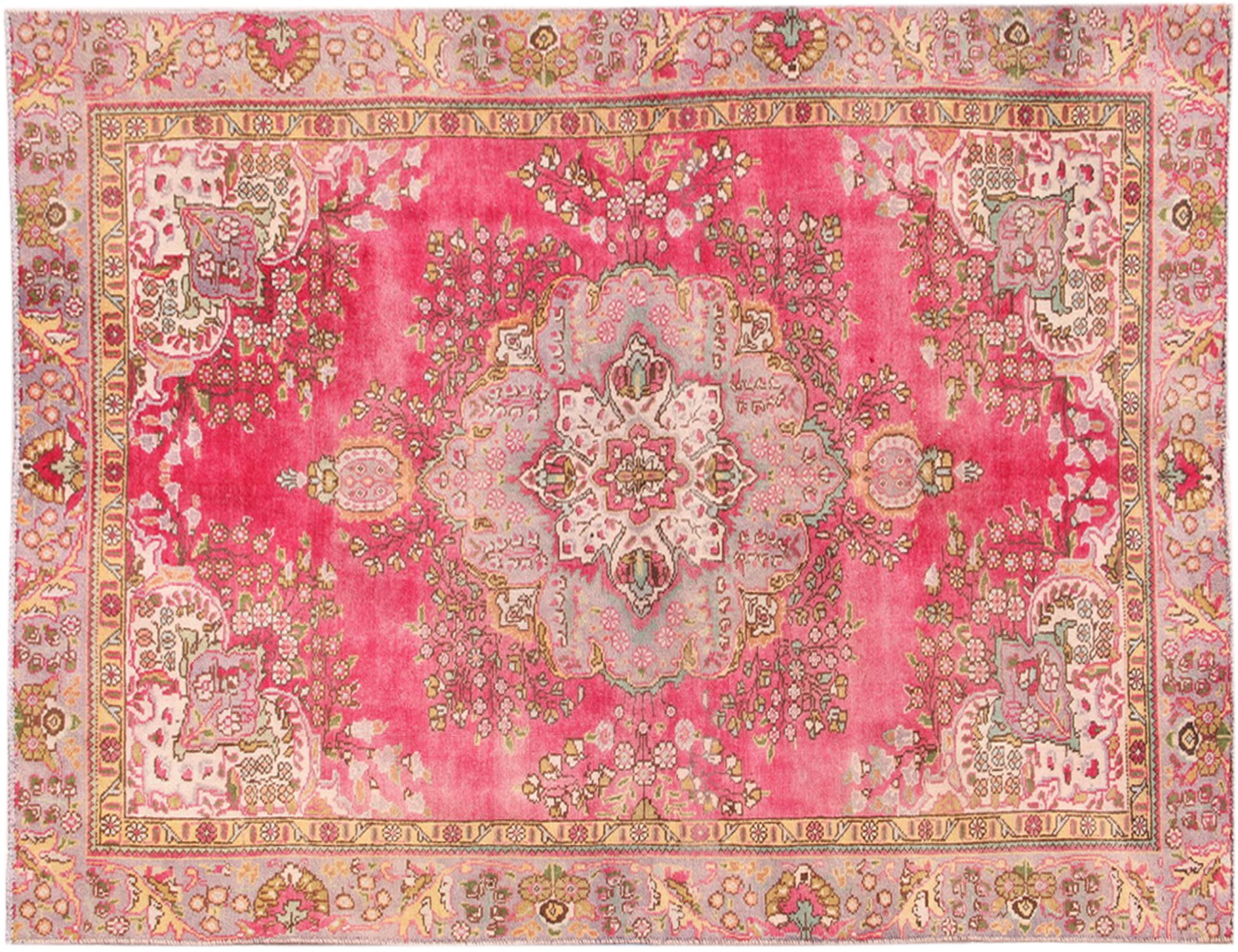 Retro Rug  Μπεζ <br/>280 x 185 cm