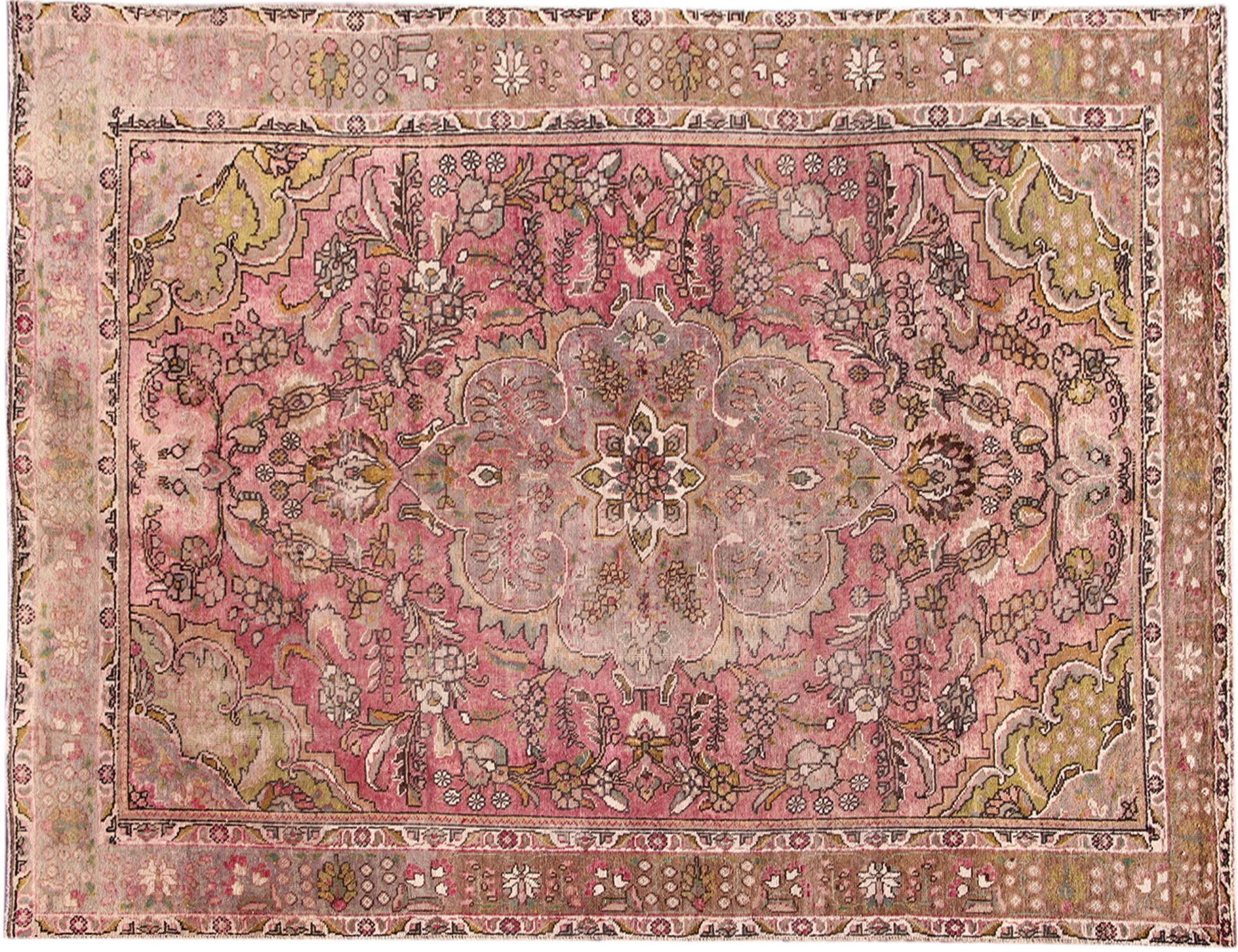 Retro Rug  Μπεζ <br/>310 x 295 cm