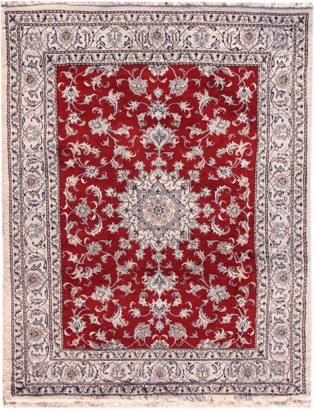 Persian Nain Rug 240 x 164 Κόκκινο