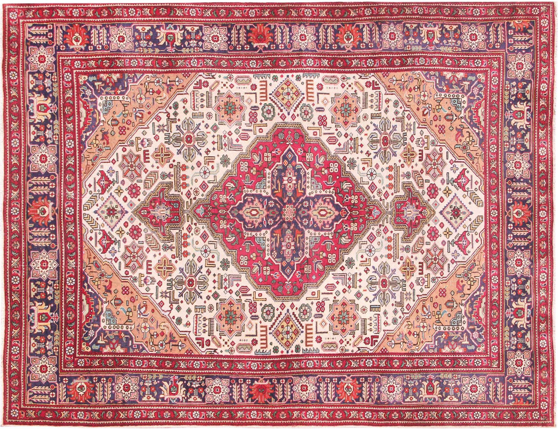 Tabriz Χαλί  Μπεζ <br/>305 x 197 cm