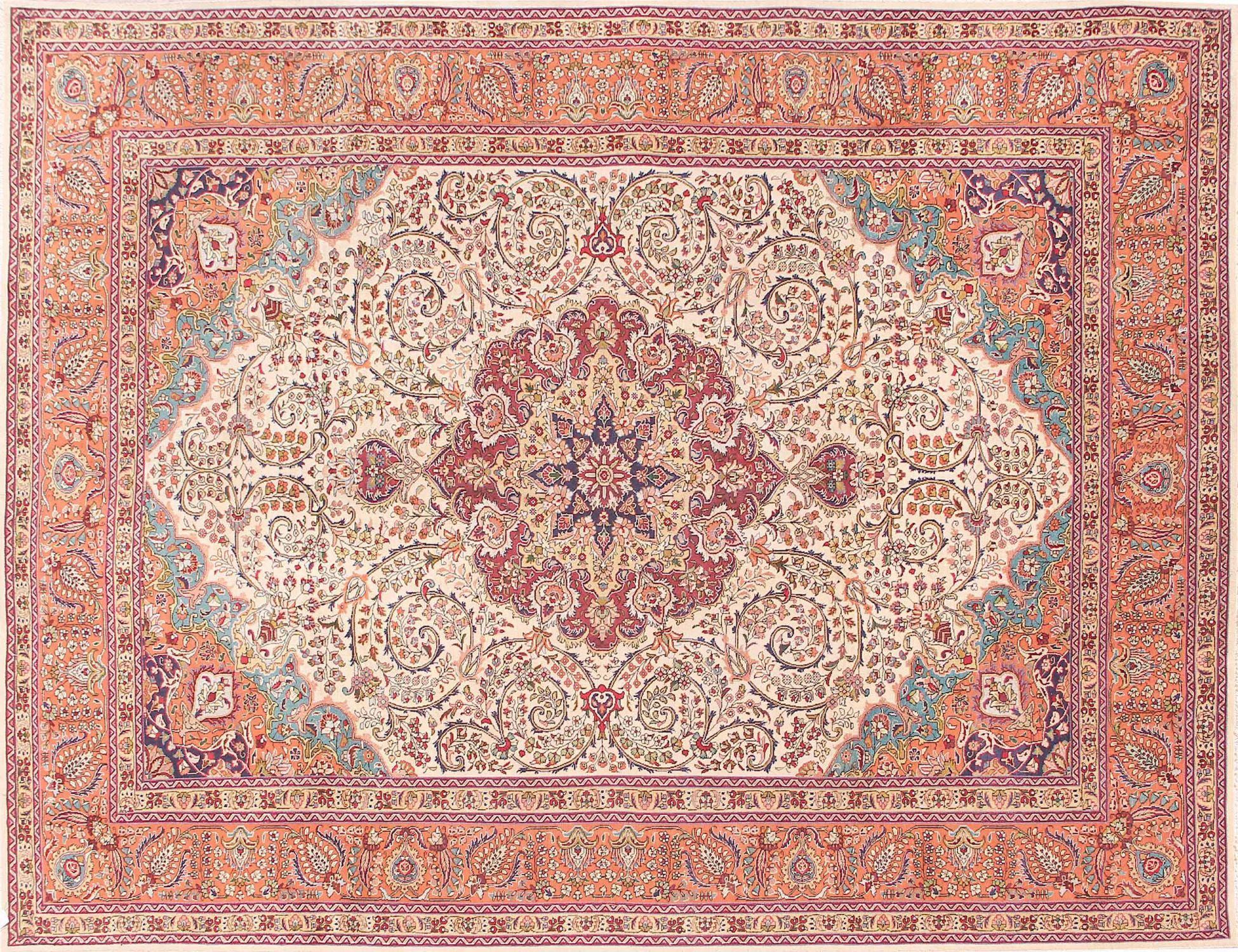 Tabriz Χαλί  Μπεζ <br/>365 x 240 cm