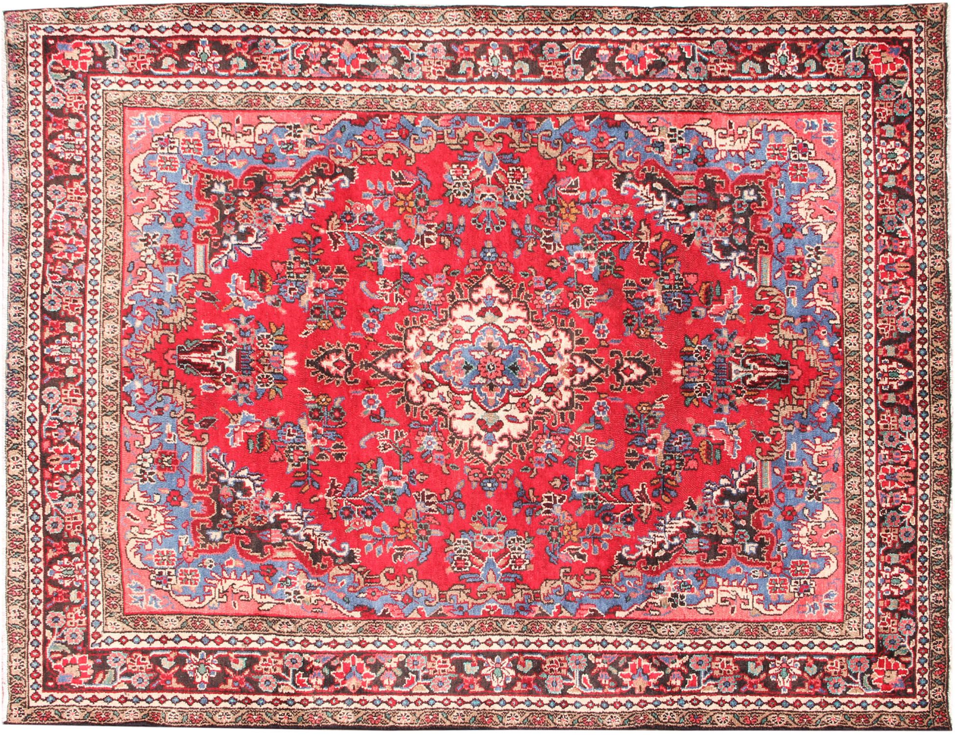 Tabriz Χαλί  Μπλε <br/>316 x 211 cm