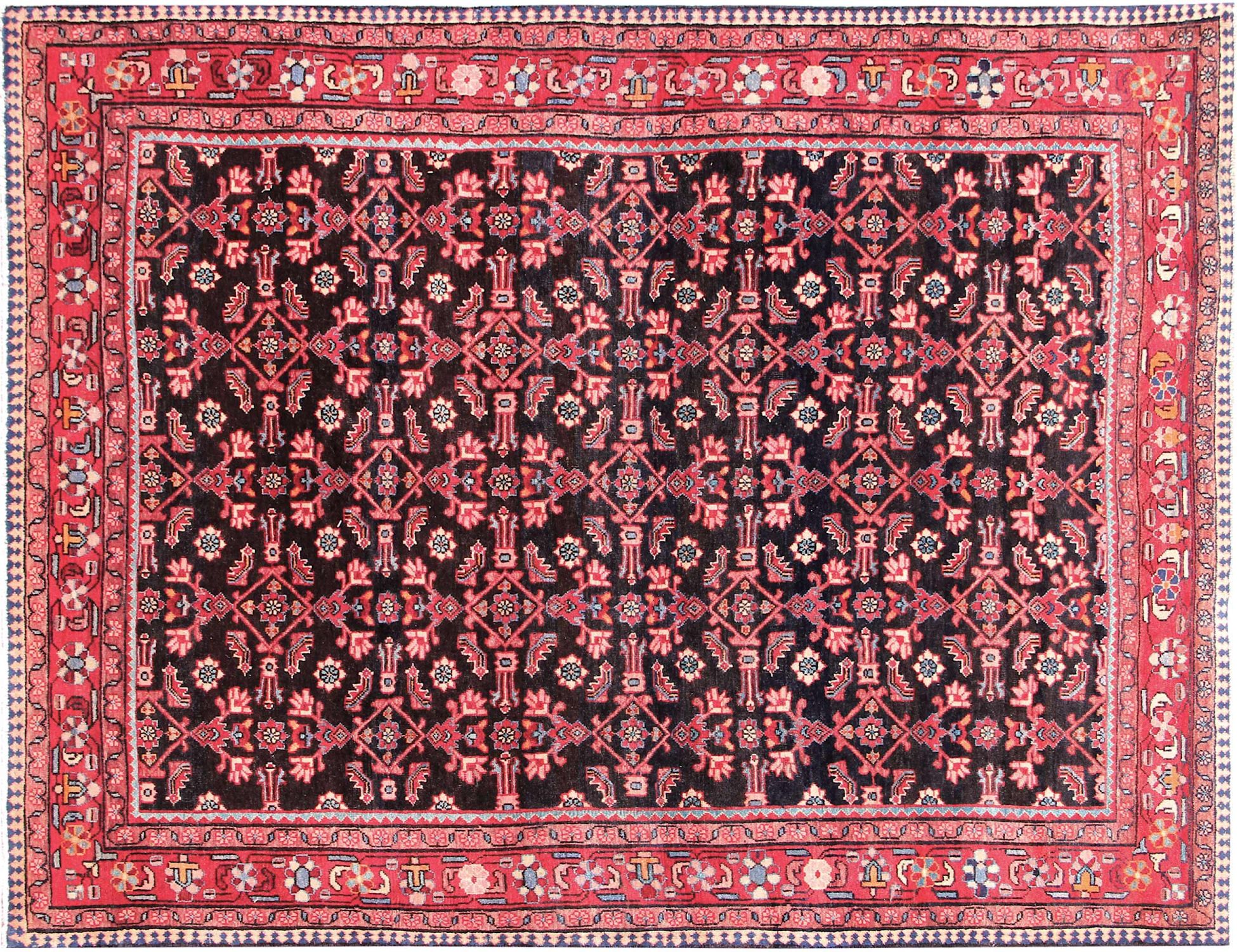 Hamadan Χαλί  Μπλε <br/>298 x 211 cm