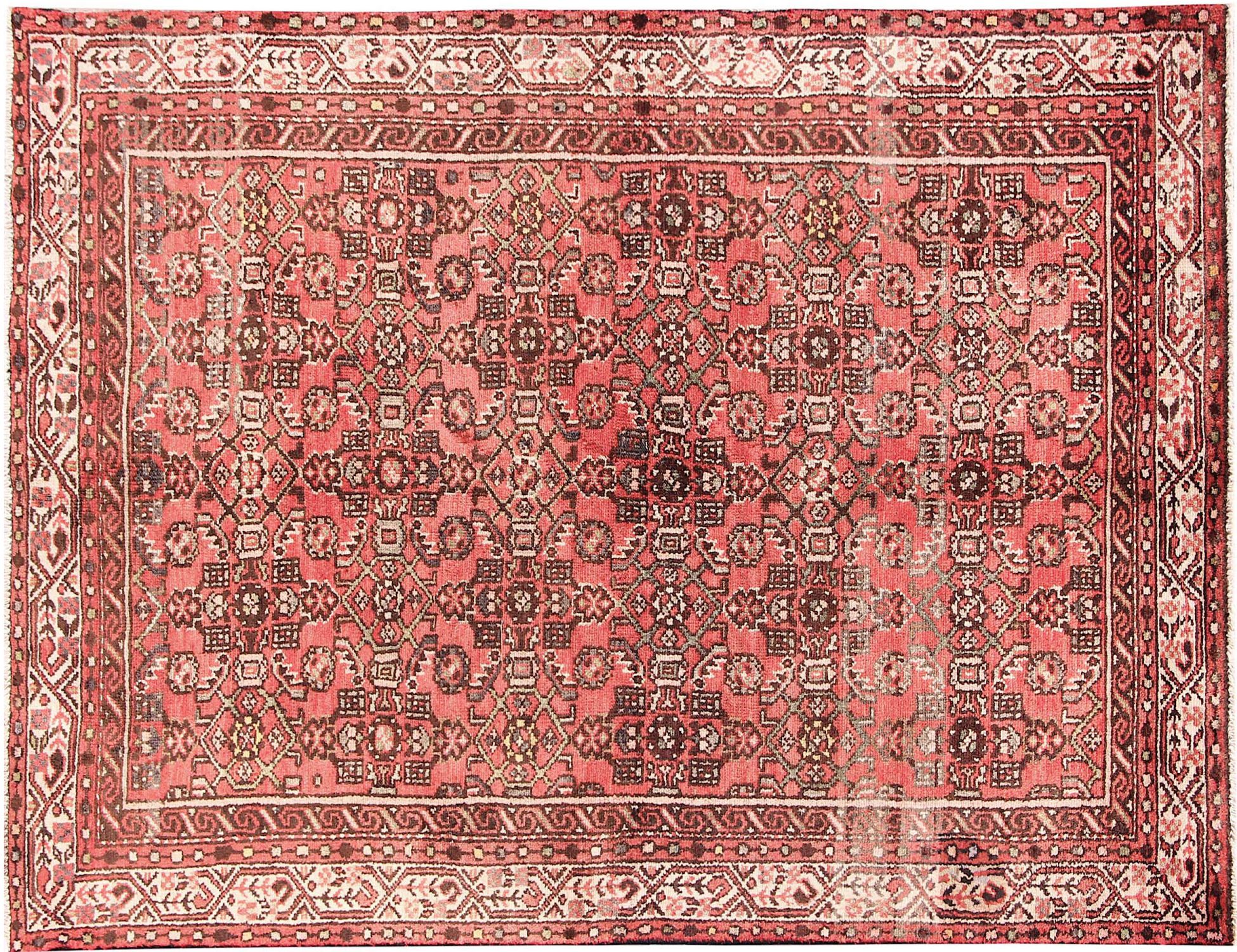 Hamadan Χαλί  Κόκκινο <br/>205 x 130 cm