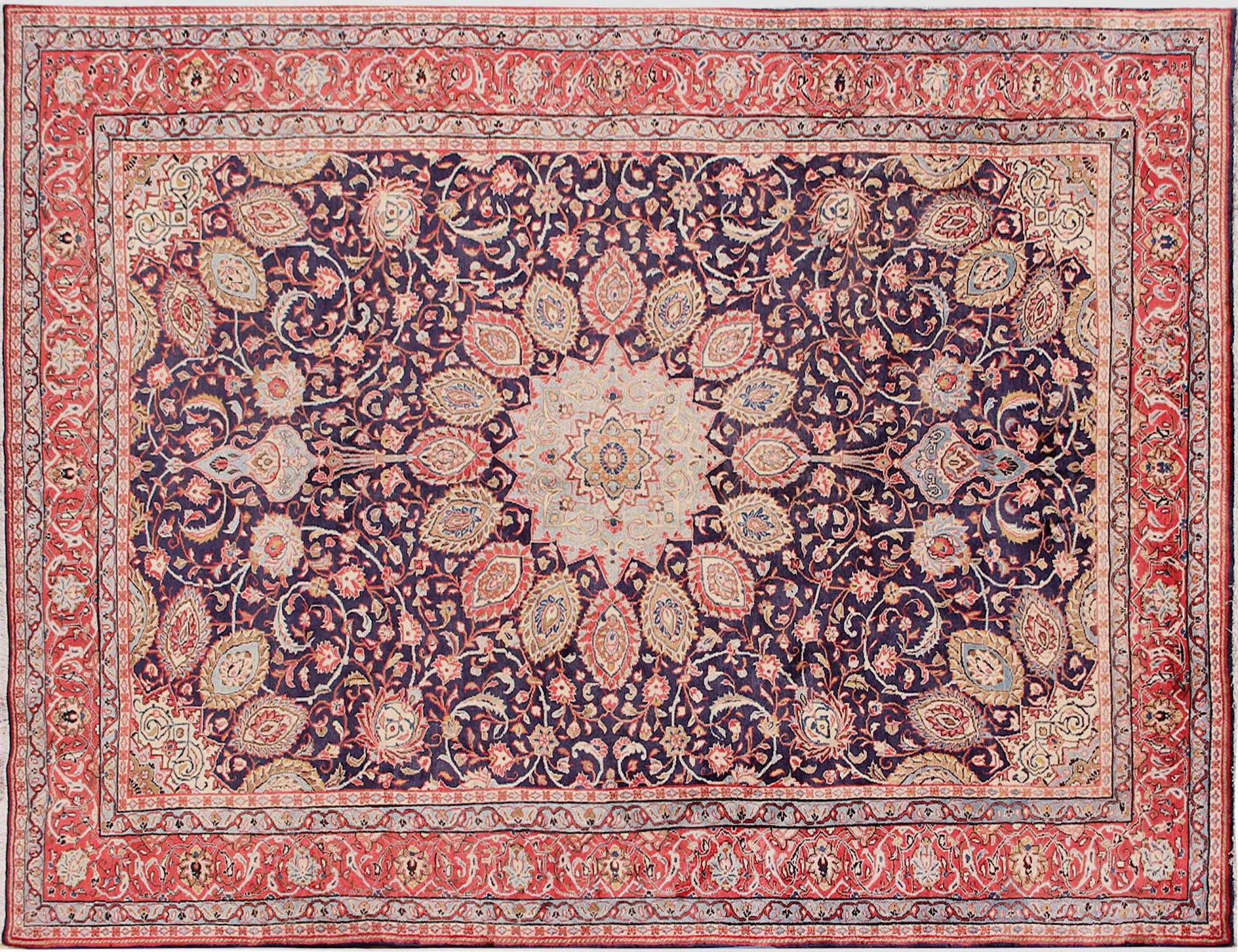 Tabriz Χαλί  Μπλε <br/>332 x 227 cm