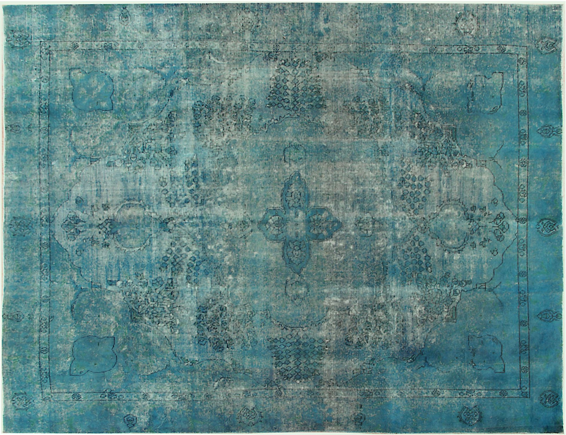 Persian vintage carpet  Τυρκουάζ <br/>380 x 276 cm