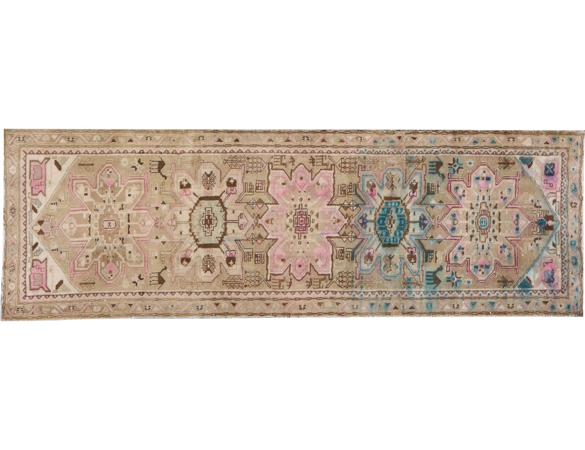 Persian Vintage Χαλί  Μπεζ <br/>305 x 100 cm