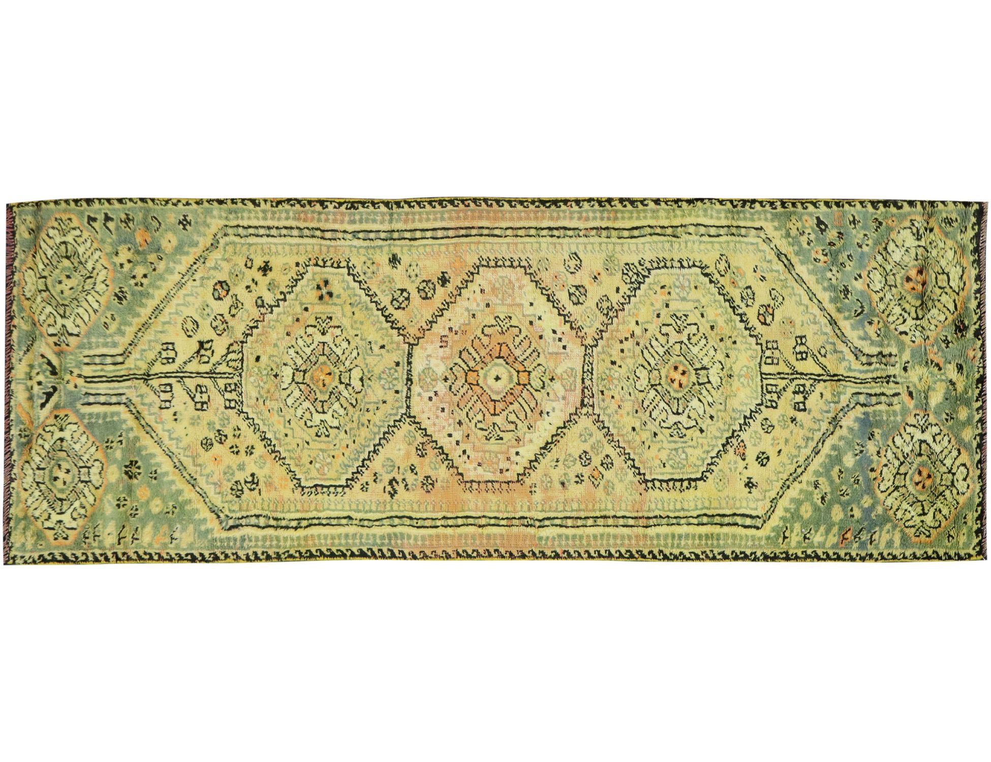 Persian Vintage Χαλί  Κίτρινο <br/>270 x 100 cm