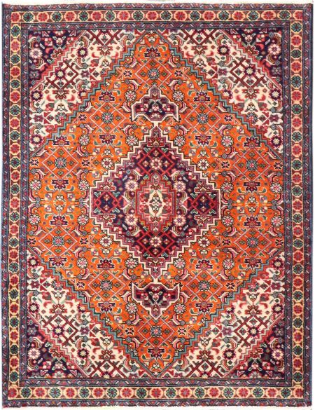 Persian Rug 135 x 98 Πορτοκαλί