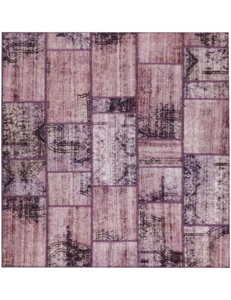 Persian Patchwork Χαλί 203 x 167 Μωβ