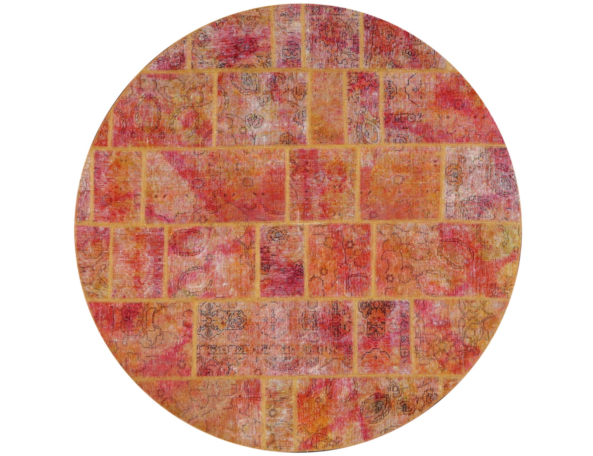 Persian Patchwork Χαλί  Πολύχρωμο <br/>194 x 194 cm