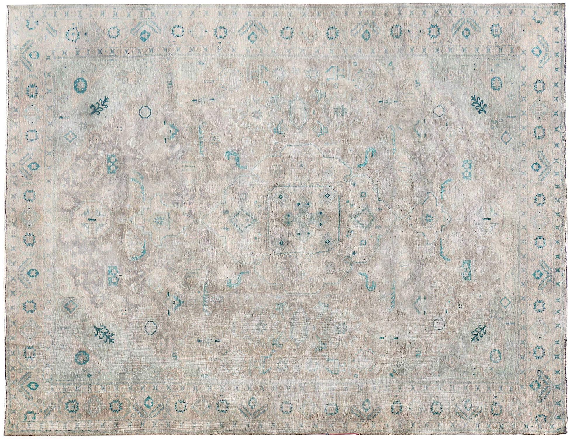 Retro Rug  Μπεζ <br/>385 x 297 cm