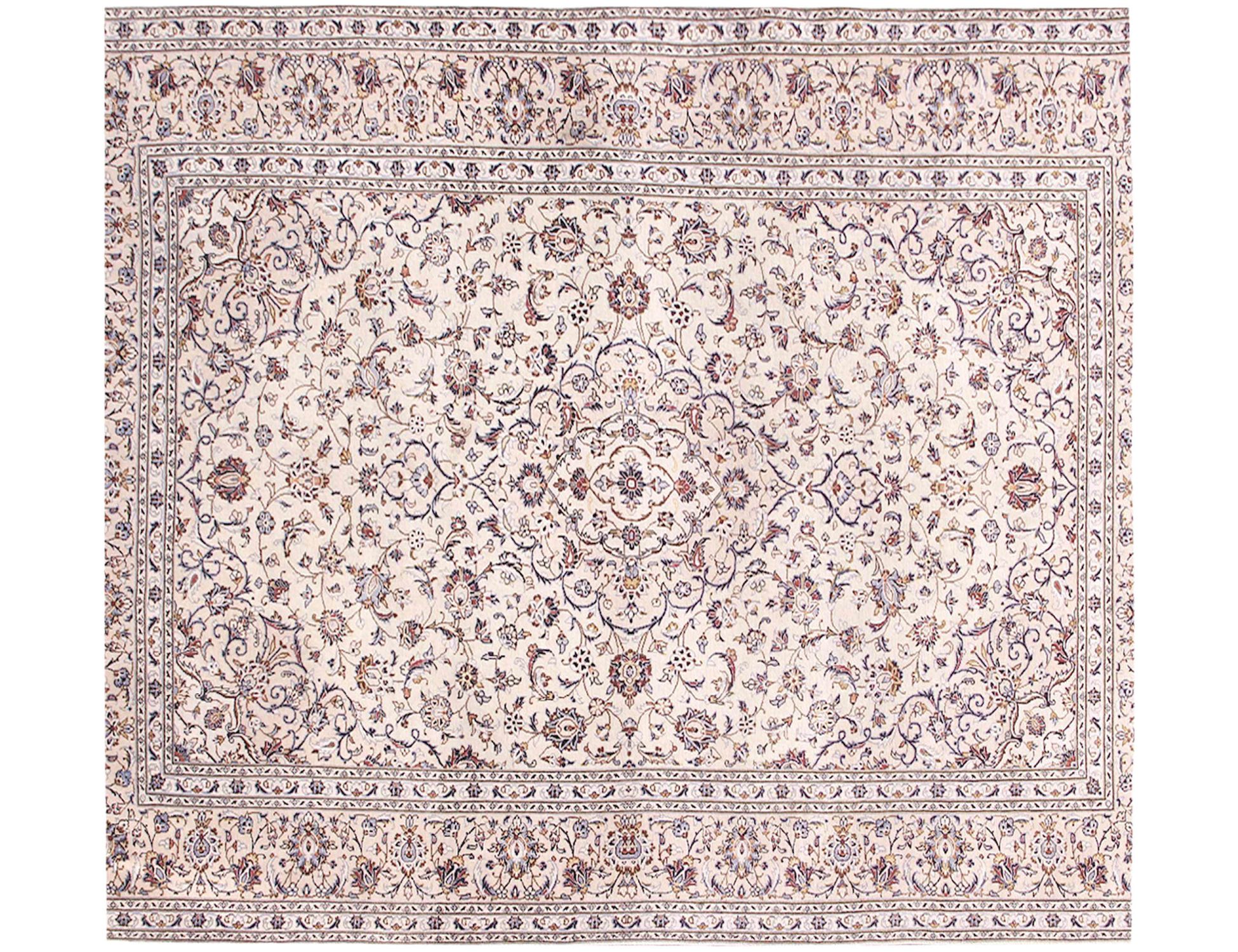 Kashan Χαλί  Μπεζ <br/>244 x 244 cm