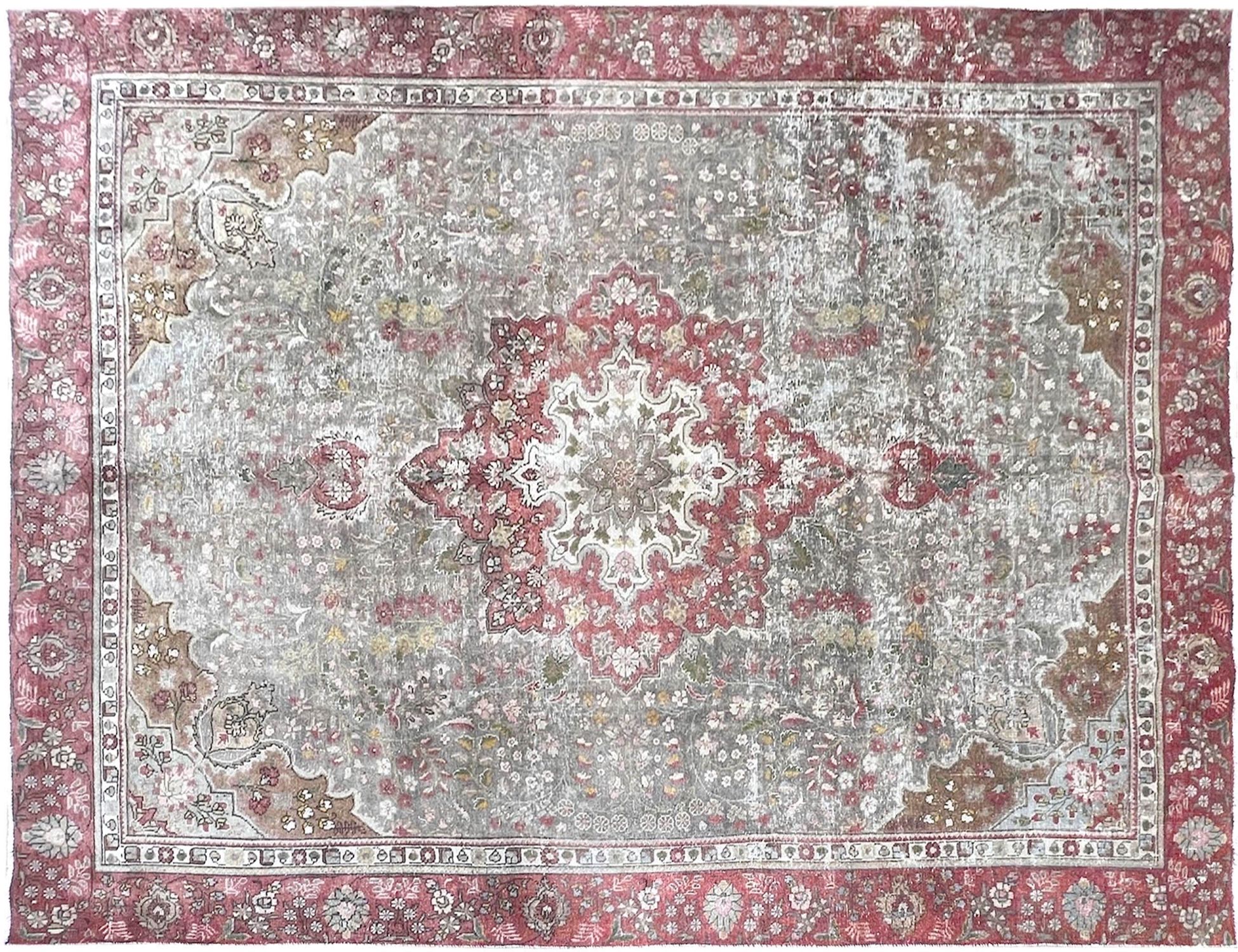 Retro Rug  Μπεζ <br/>370 x 272 cm