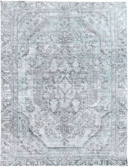 Persian vintage carpet 272 x 173 Πράσινο