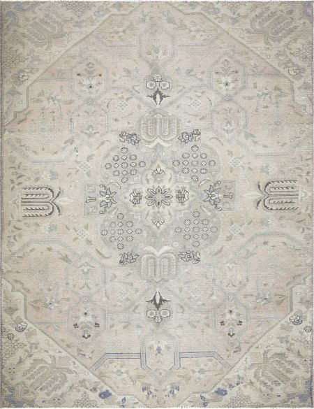 Persian vintage carpet 285 x 187 Μπεζ