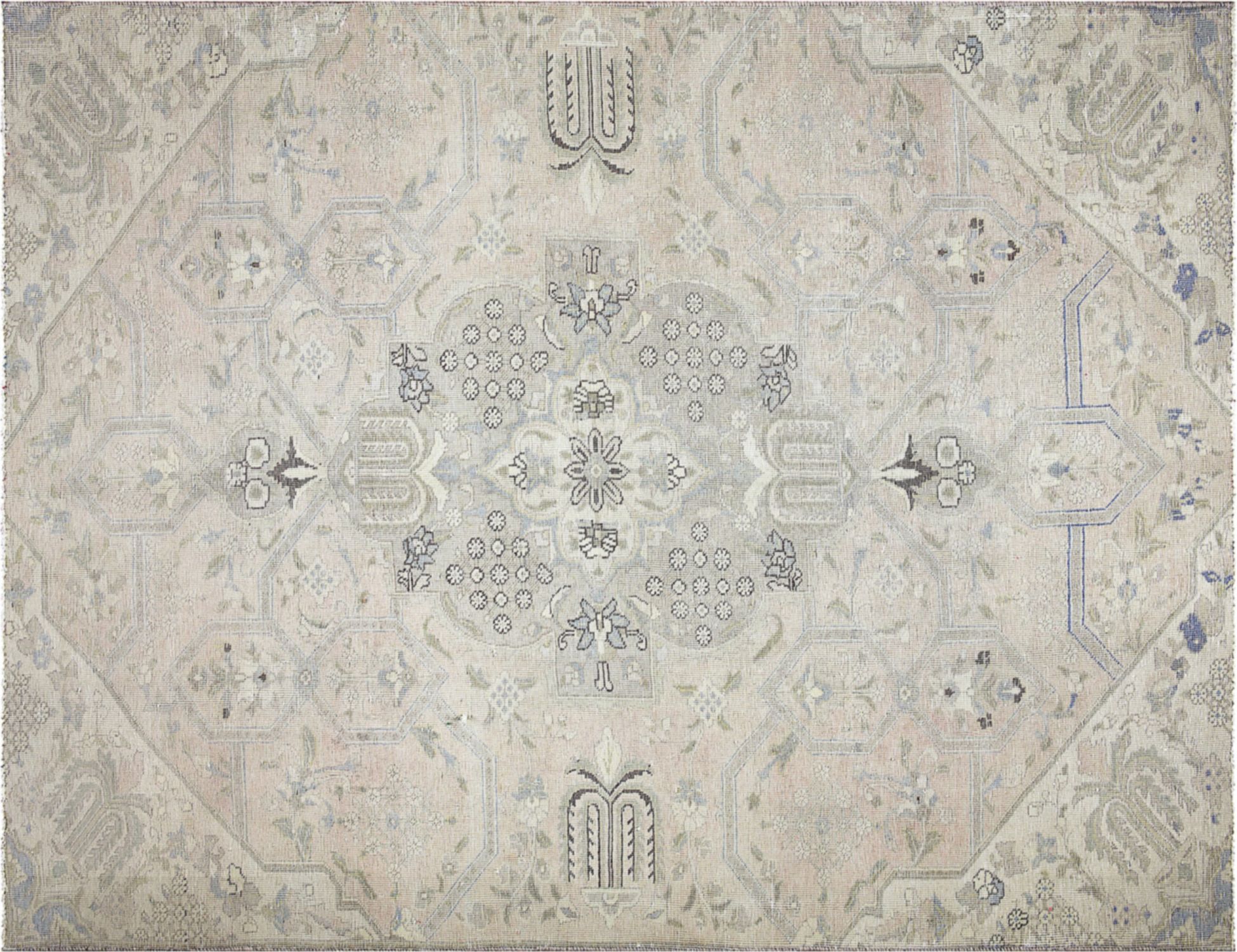 Persian vintage carpet  Μπεζ <br/>285 x 187 cm