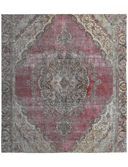 Retro Rug 257 x 257 Μπεζ