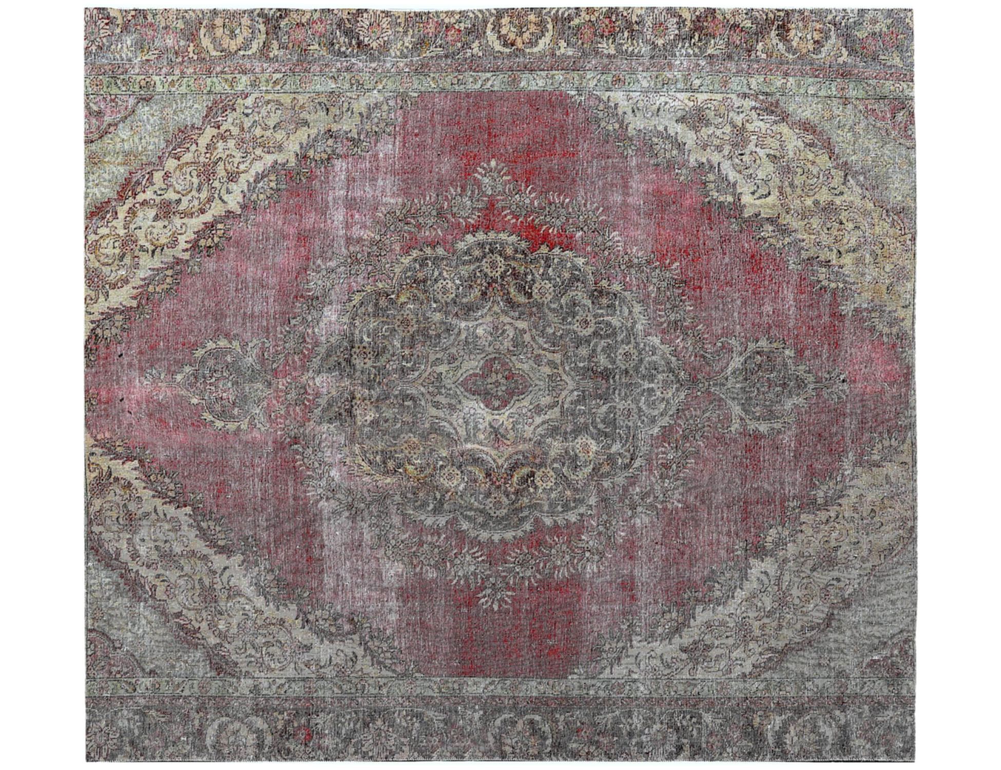 Retro Rug  Μπεζ <br/>257 x 257 cm