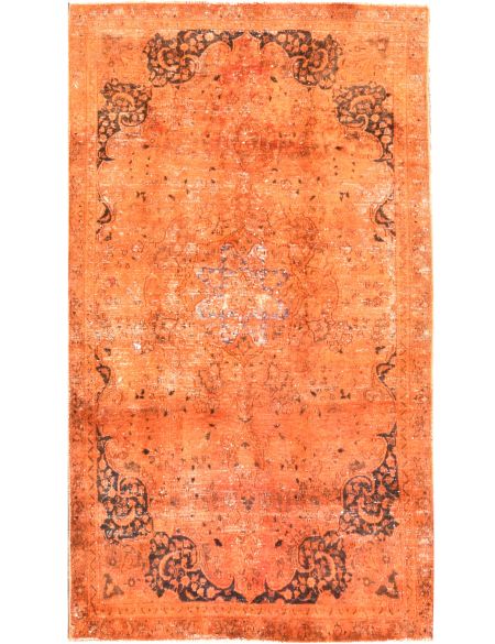 Persian Vintage Χαλί 245 x 130 Πορτοκαλί