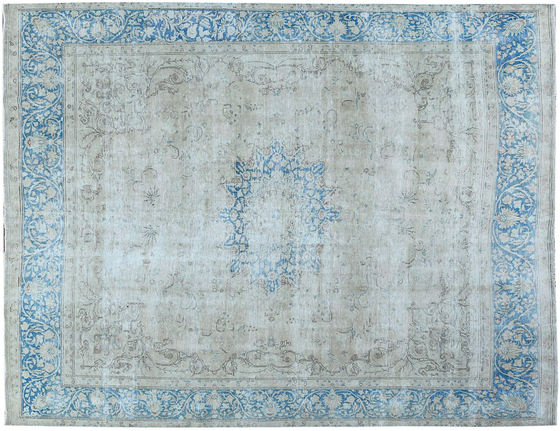 Retro Rug  Μπλε <br/>398 x 292 cm